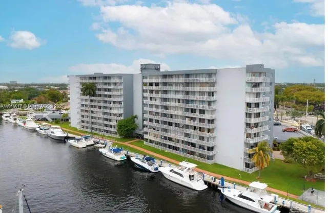 a view of lake with city