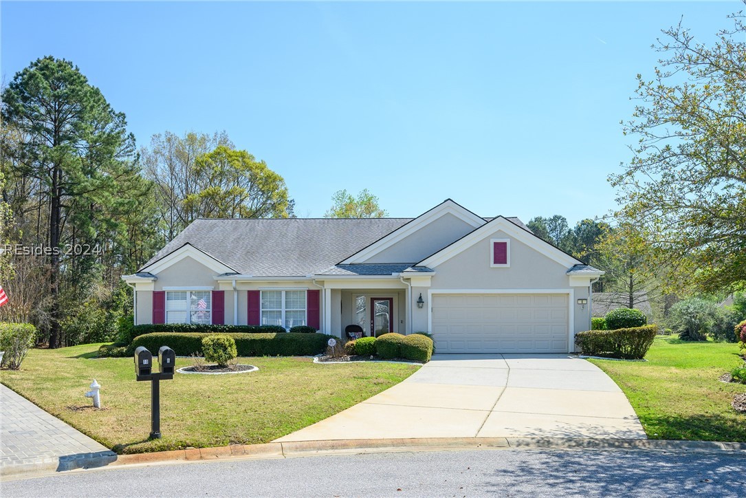 8 Geranium Court Okatie, SC 29909 - Photo 1 of 1 Single story home with a garage and a front yard