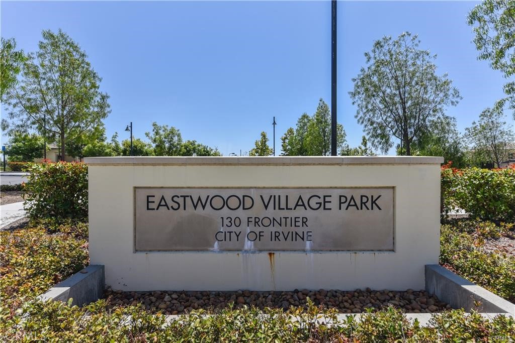 119 Alumroot Irvine, CA 92620 - Photo 34 of 35 a sign on the side of a building