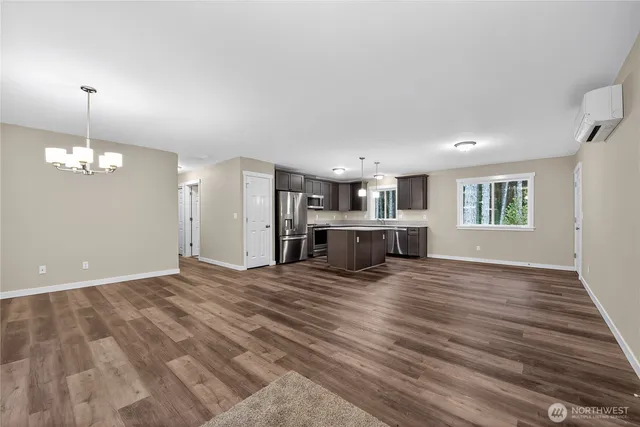 a view of a livingroom with a fireplace