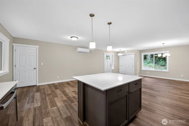 a very nice looking room with a wooden floor