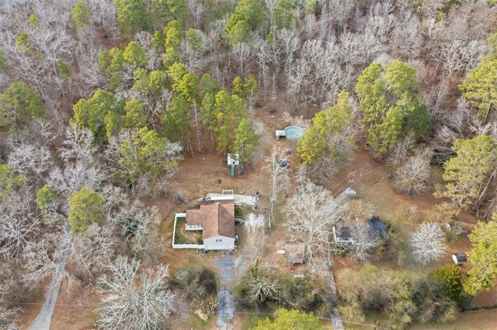 1491 Booze Mountain Road Silver Creek, GA 30173 - Photo 2 of 41 a aerial view of a house with a yard