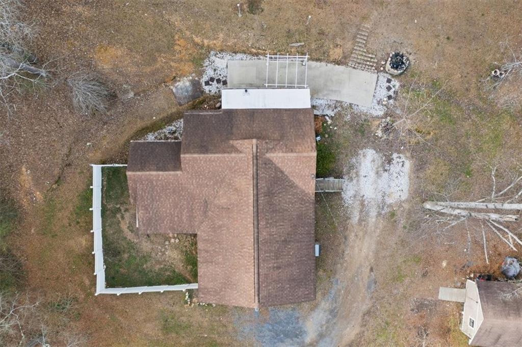 1491 Booze Mountain Road Silver Creek, GA 30173 - Photo 34 of 41 an aerial view of a house with a yard