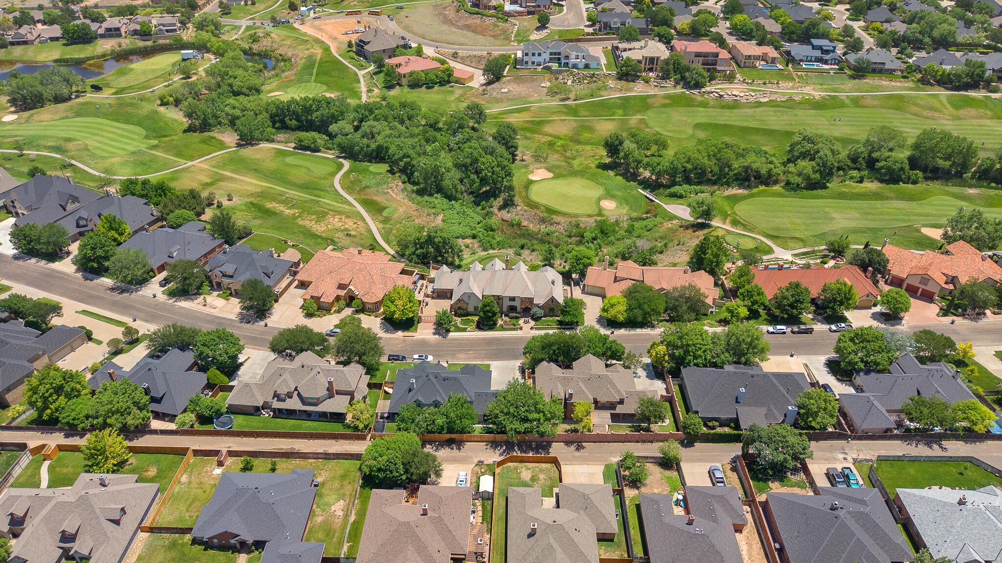 18 Cypress Point Amarillo, TX 79124 - Photo 87 of 95 an aerial view of residential houses with outdoor space and lake view