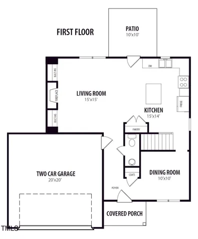 a picture of a bench in front of a wall