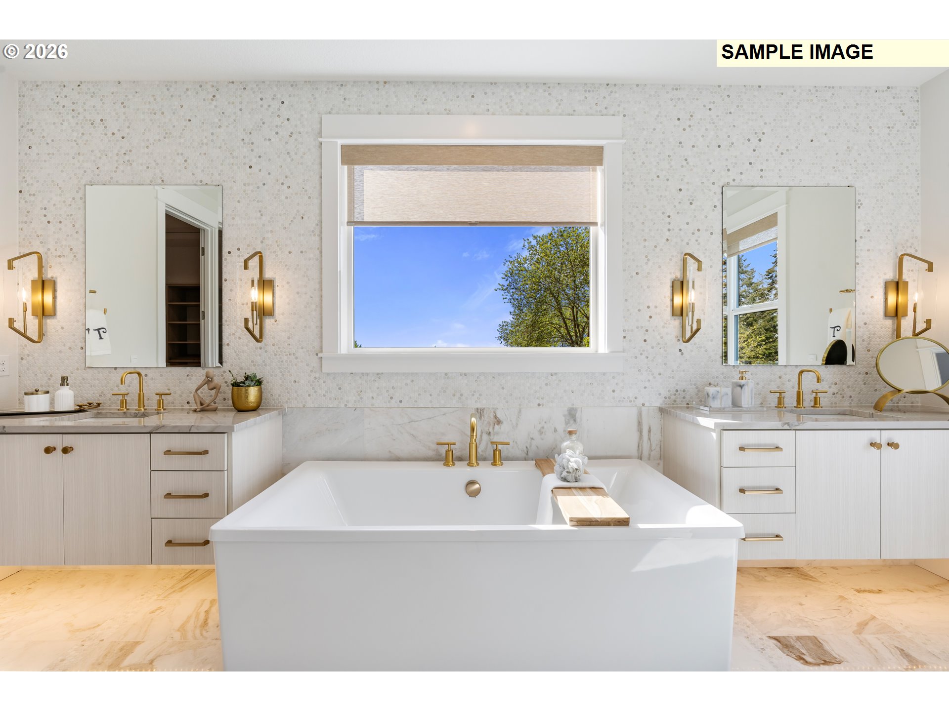 1509 South Creekview Place, Unit L6 Ridgefield, WA 98642 - Photo 22 of 43 a bathroom with a sink vanity and mirror