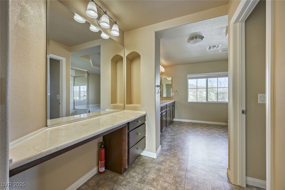 6239 Mustang Spring Avenue Las Vegas, NV 89139 - Photo 22 of 28 Masters Bath Room and separate Built-in Vanity