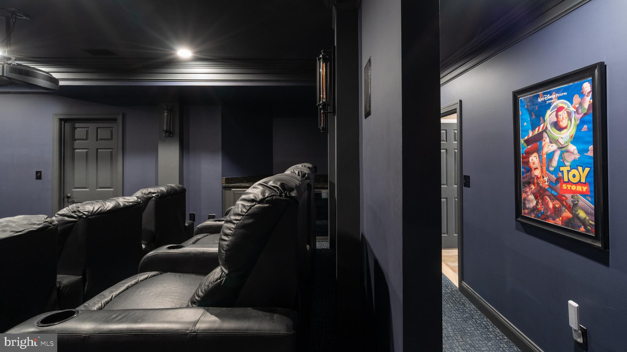 13128 Kahns Road Manassas, VA 20112 - Photo 50 of 61 Lower-Level Full Movie Theater