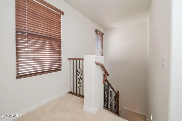 a view of an entryway with stairs