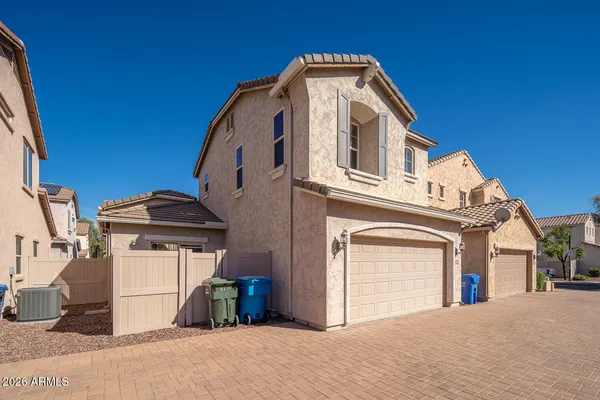 a view of a house with a outdoor space