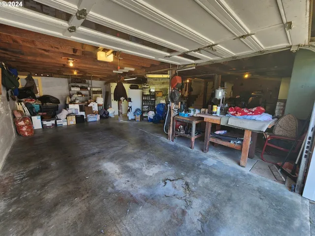 a view of a storage in a room