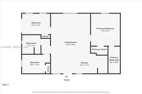 a picture of a floor plan