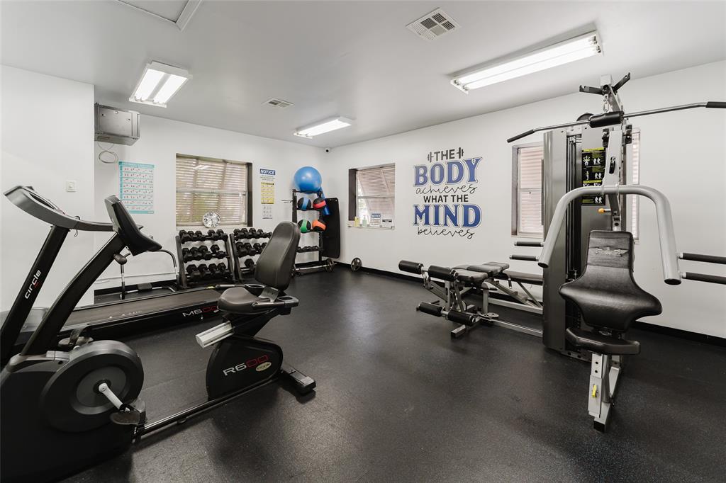 272 West Hemingway Circle Margate, FL 33063 - Photo 46 of 61 a view of a room with gym equipment