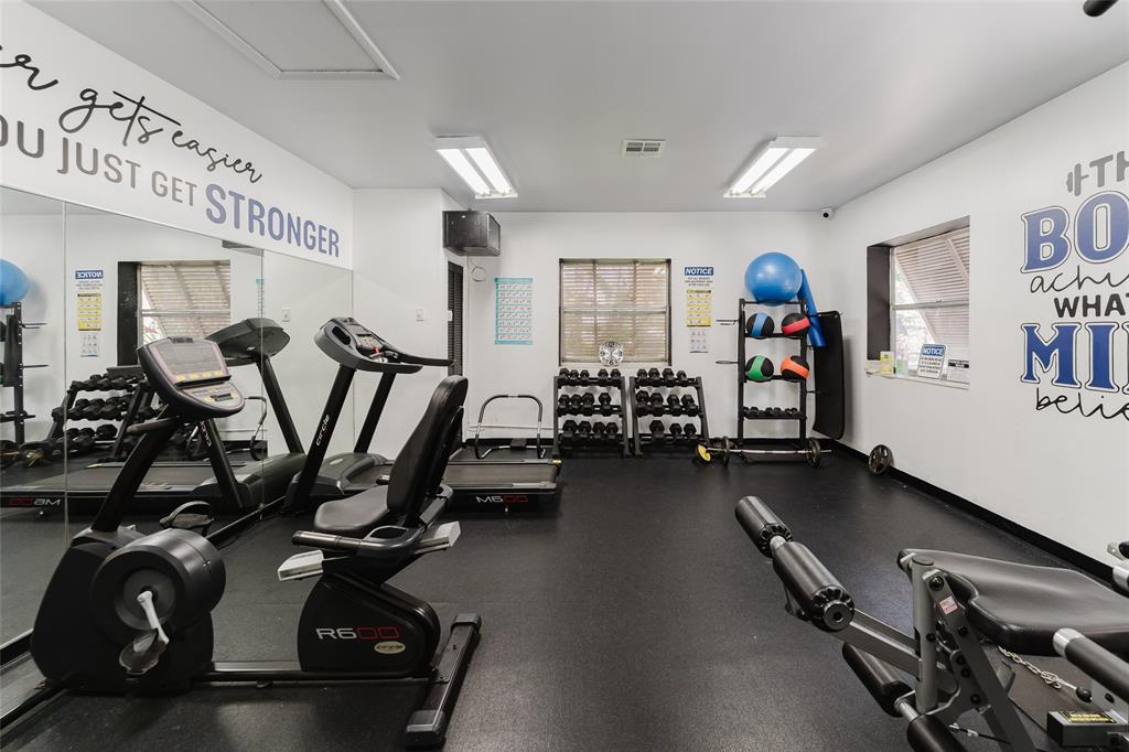 272 West Hemingway Circle Margate, FL 33063 - Photo 47 of 61 a view of a room with gym equipment