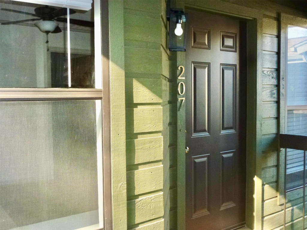 601 Hearn Street, Unit 207 Austin, TX 78703 - Photo 21 of 40 a view of a door of the house