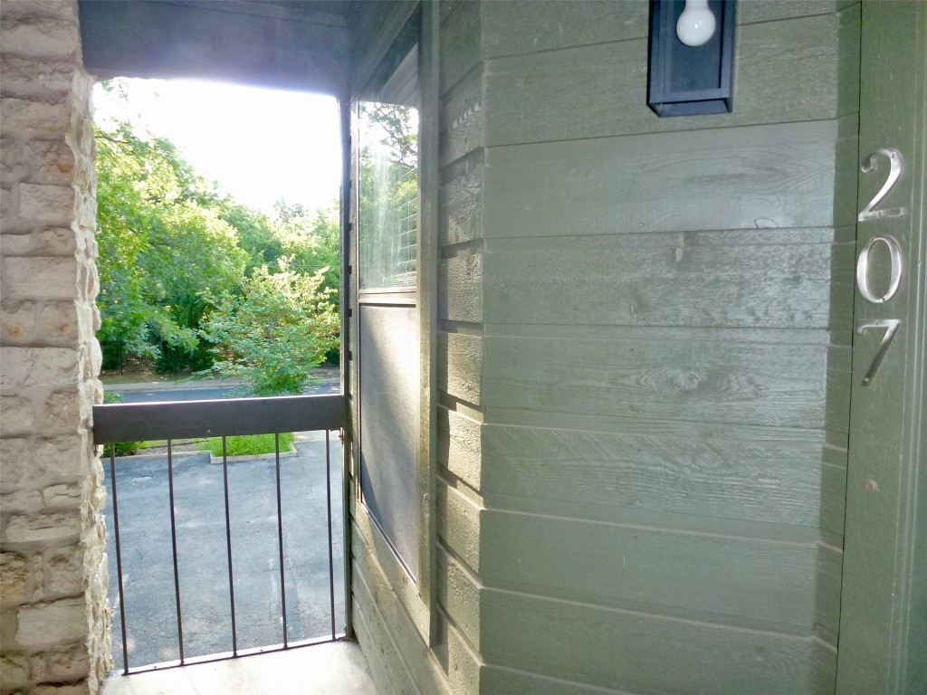 601 Hearn Street, Unit 207 Austin, TX 78703 - Photo 22 of 40 a view of a balcony