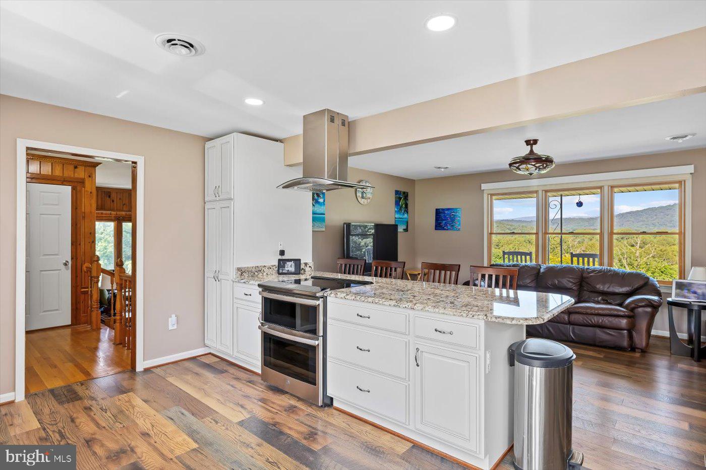 436 Castleton View Road Castleton, VA 22716 - Photo 18 of 66 a view of kitchen with stainless steel appliances granite countertop a stove and a refrigerator