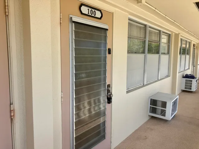 a view of front door