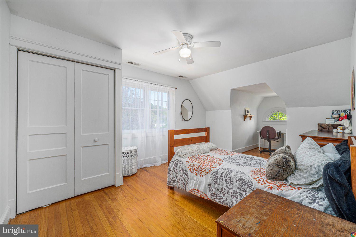 32 Manse Road Fredericksburg, VA 22406 - Photo 29 of 54 Bedroom with wood floors and ceiling fan.