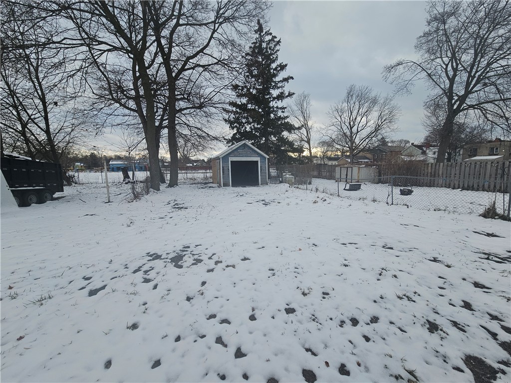 823 Jay Street Rochester, NY 14611 - Photo 26 of 26 Backyard / Garage