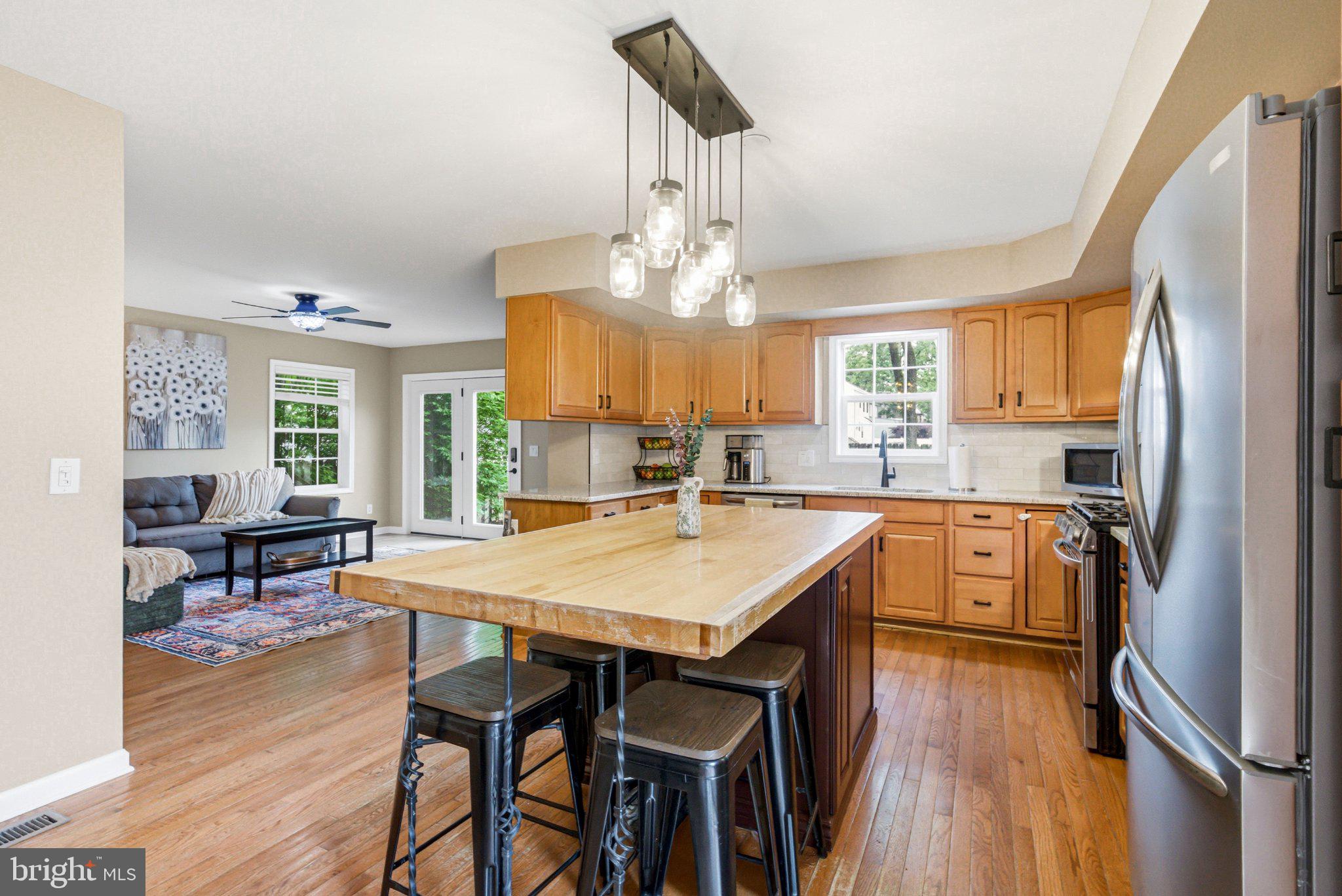 706 Main Street Riverton, NJ 08077 - Photo 19 of 44 Inviting kitchen with warm wood tones.
