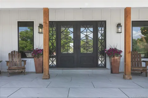 a front view of a house with a porch
