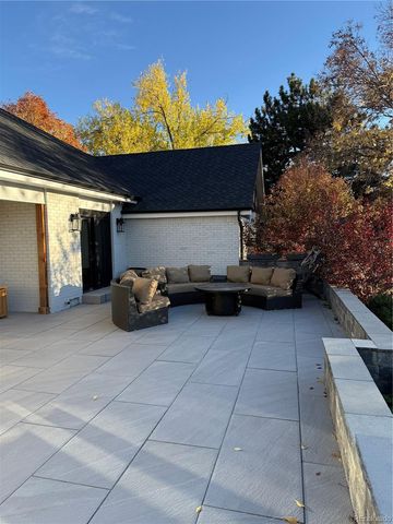 a view of road with large trees