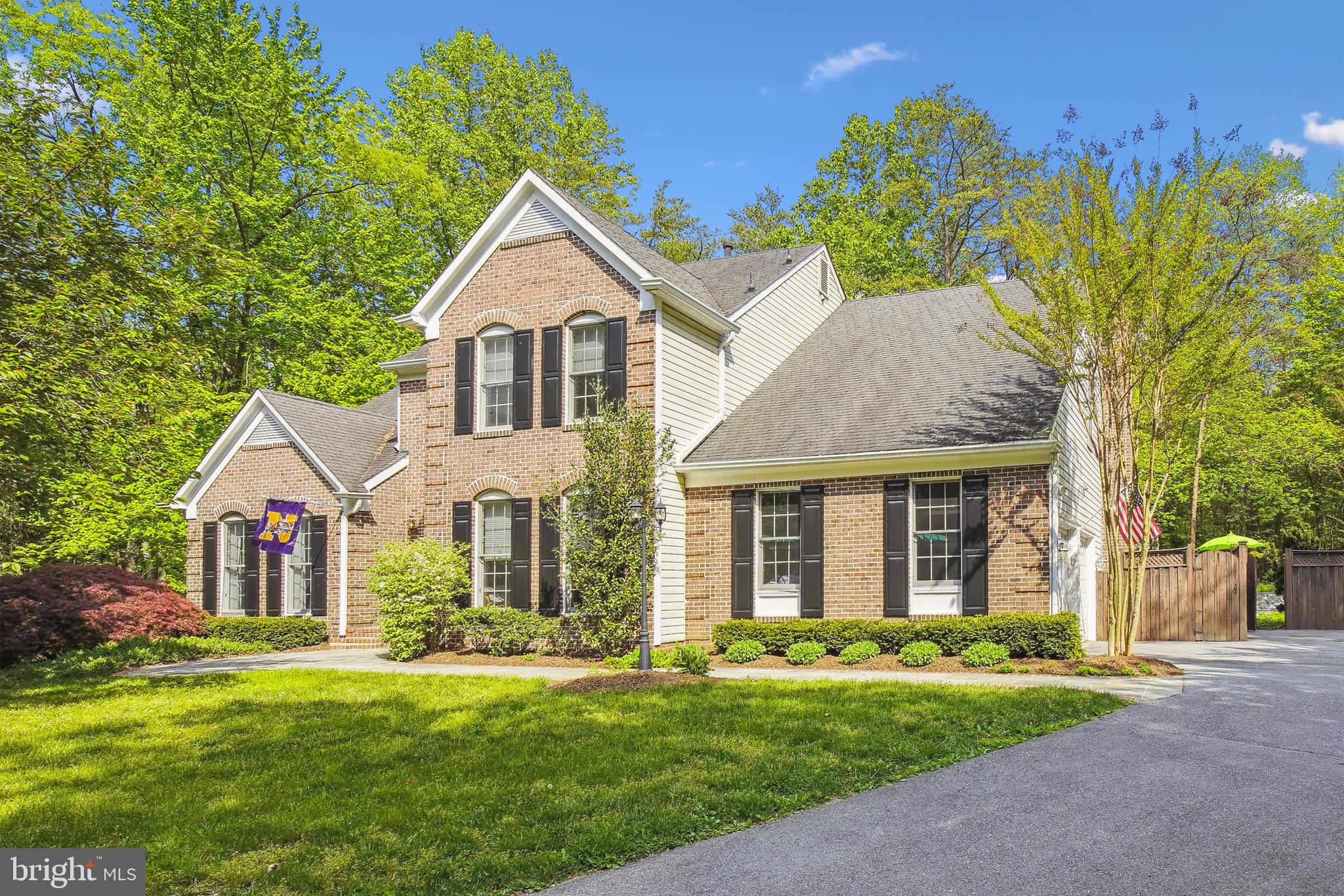 Front  of the home with brick front