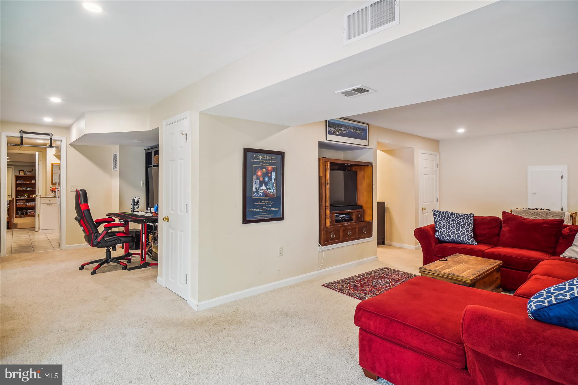 24709 Kings Valley Road Damascus, MD 20872 - Photo 65 of 110 Lower Level Recreation Room