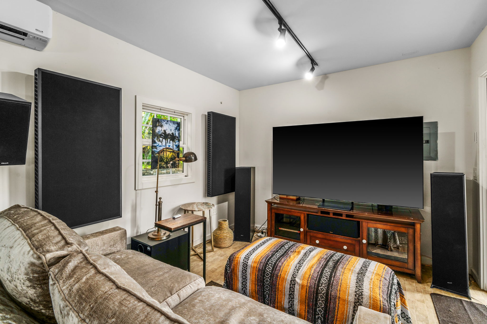 3707 Omao Road Koloa, HI 96756 - Photo 23 of 27 a bedroom with two beds and a flat screen tv