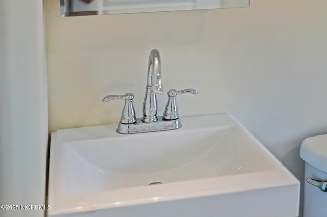 a close view of a sink