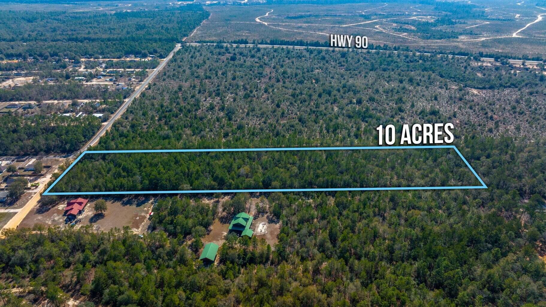 10-acres Colt Drive Crestview, FL 32539 - Photo 6 of 9 a view of outdoor space and yard