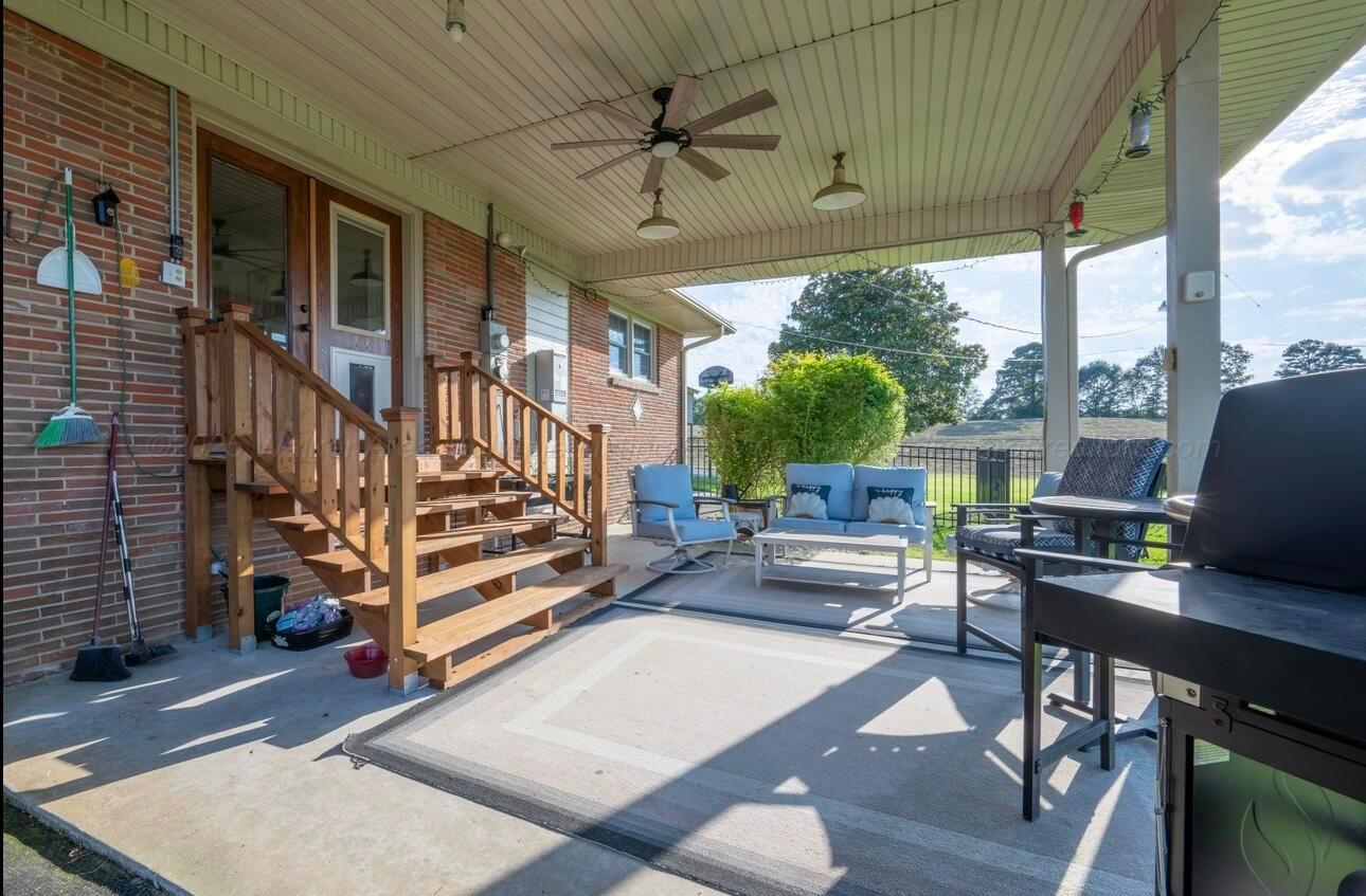 1472 Sentry Road Hamilton, AL 35570 - Photo 27 of 46 concrete patio off the kitchen