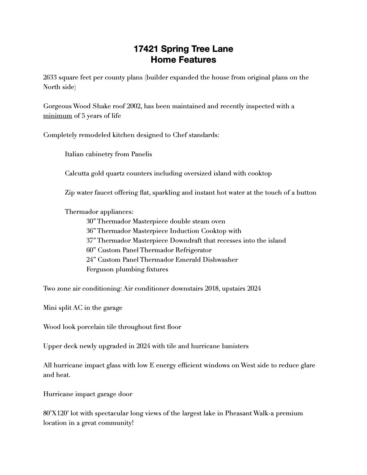 17421 Springtree Lane Boca Raton, FL 33487 - Photo 3 of 3 17421 Spring Tree Lane Features.1