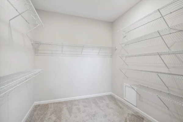 a view of a closet