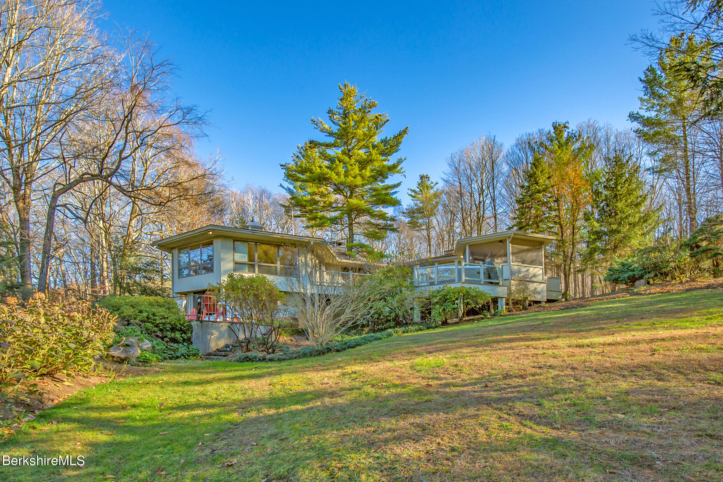 6 Bidwell Road Monterey, MA 01245 - Photo 3 of 53 a view of a house with a big yard