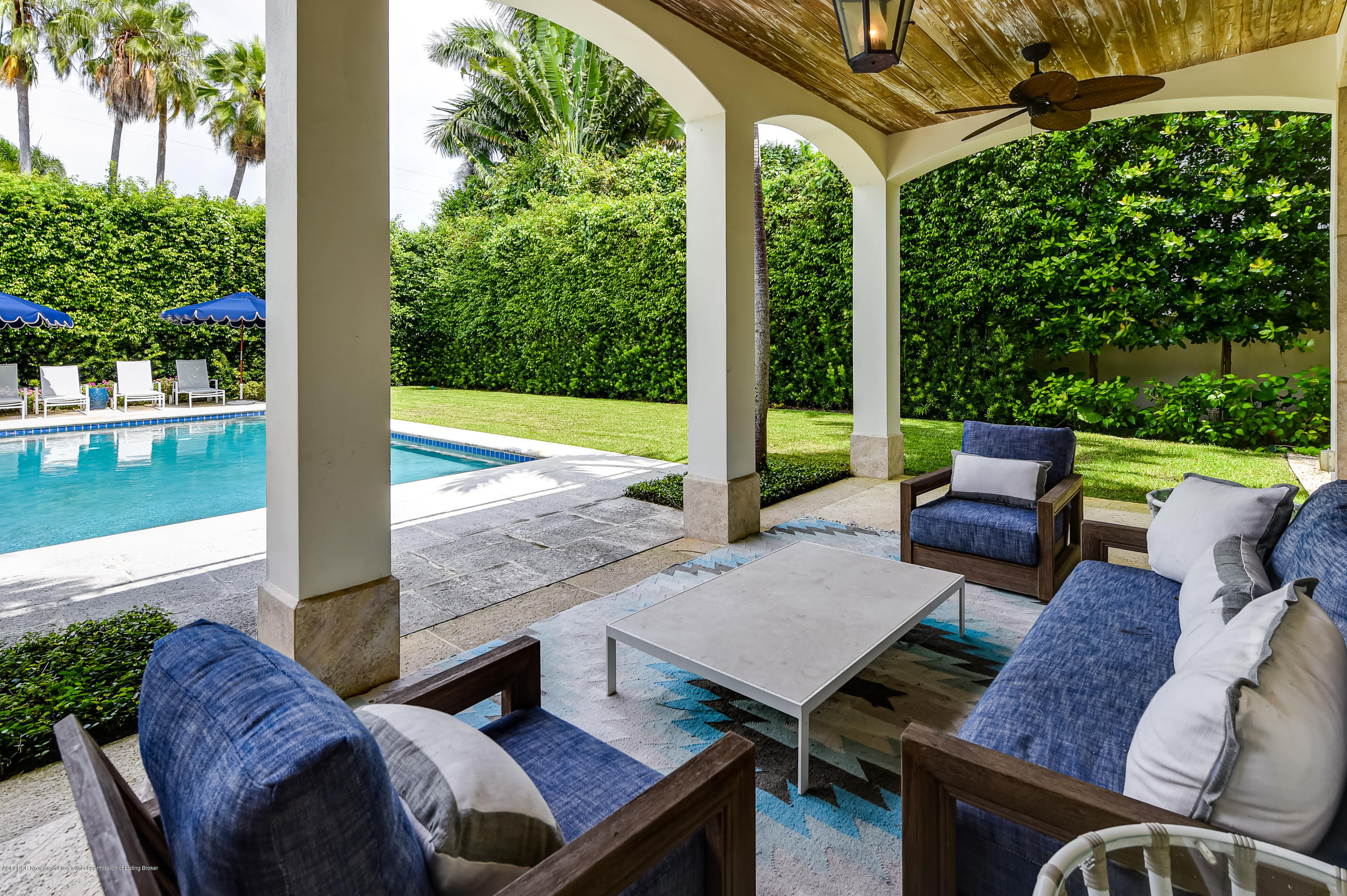 341 Garden Road Palm Beach, FL 33480 - Photo 24 of 35 Covered Loggia