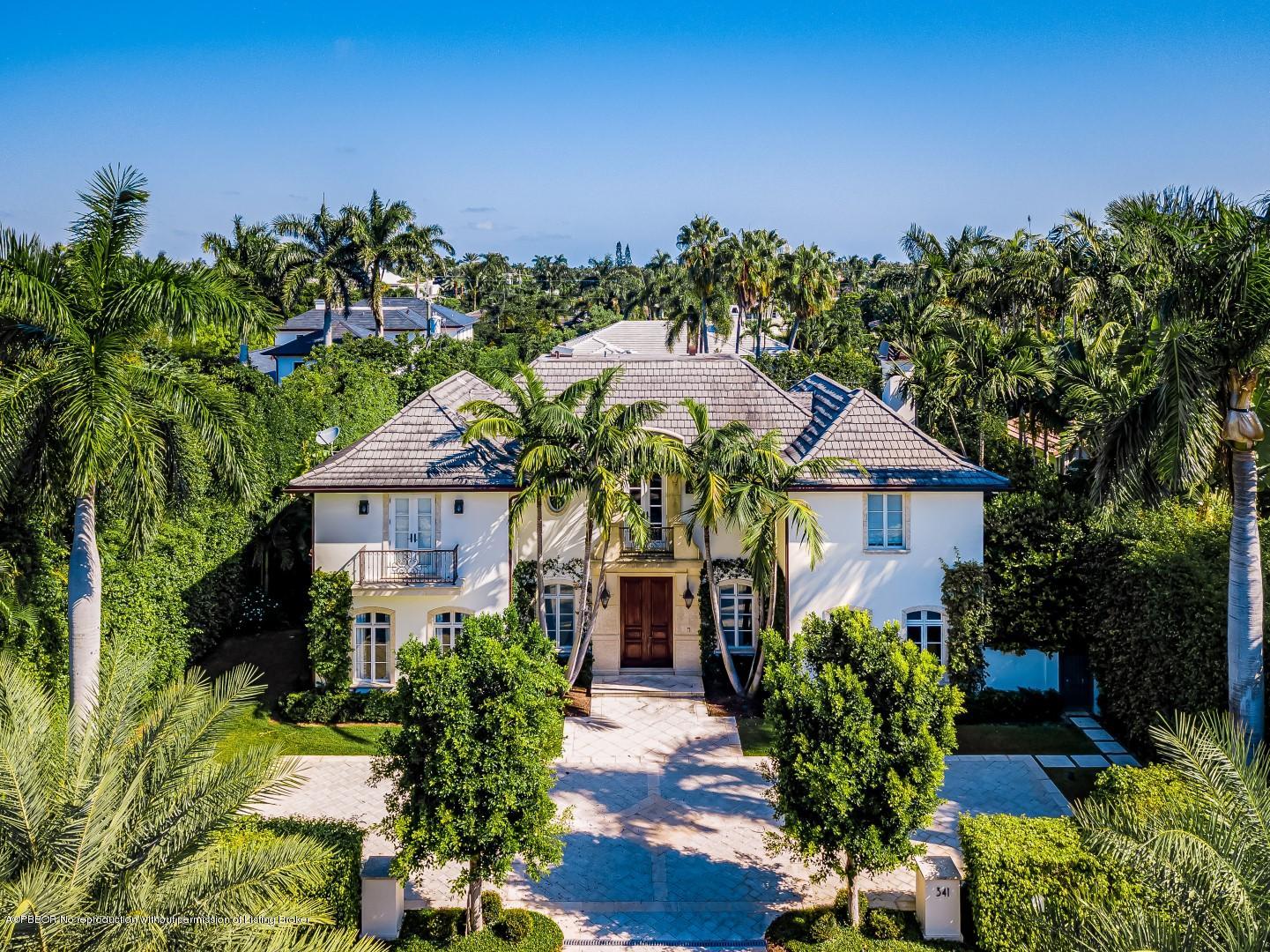341 Garden Road Palm Beach, FL 33480 - Photo 28 of 35 Aerial