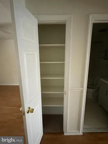 a view of walk in closet