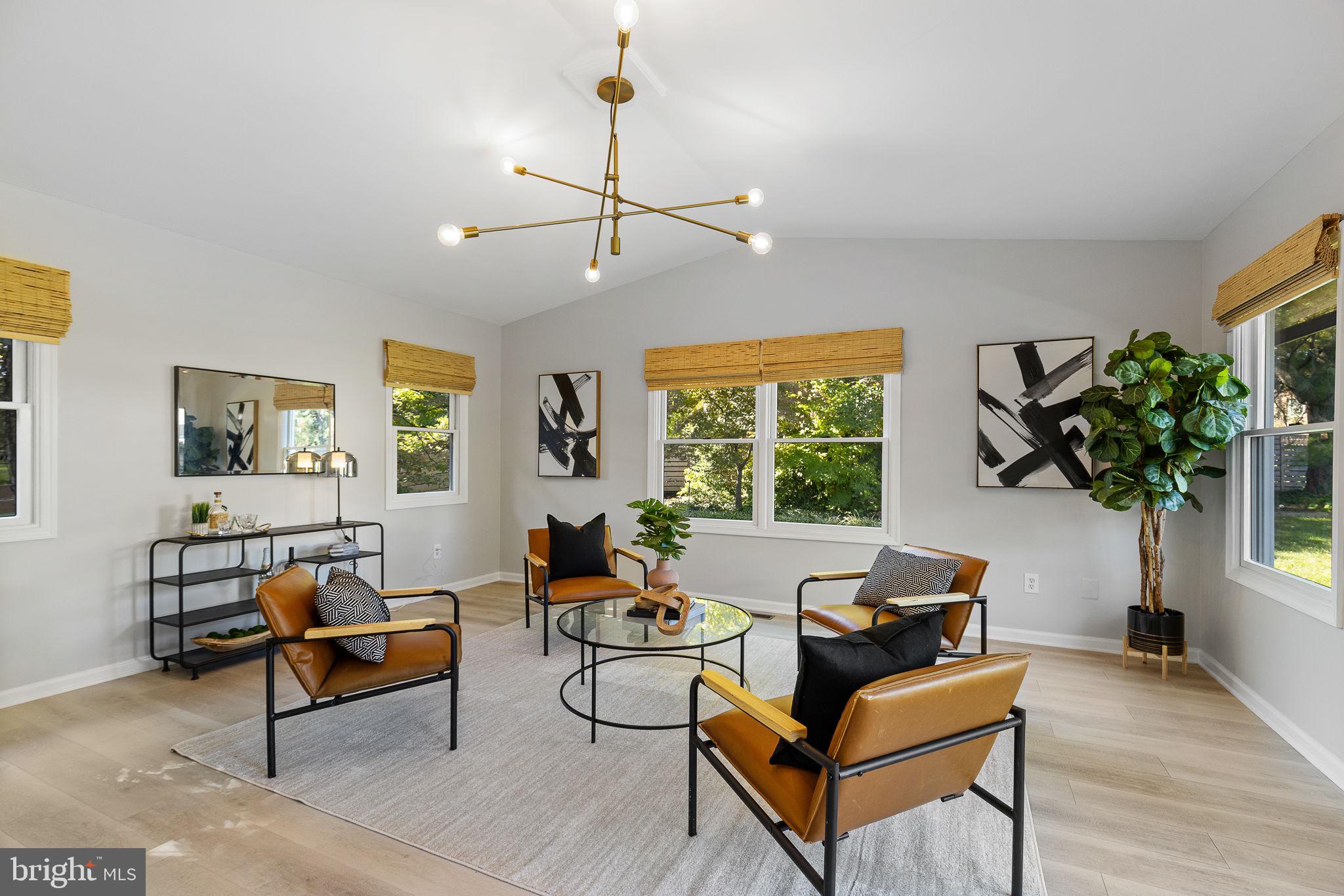 1702 Warner Avenue McLean, VA 22101 - Photo 5 of 48 Sun room addition with vaulted ceiling