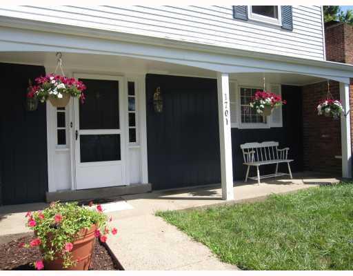 1701 Partridge Run Road Upper St. Clair, PA 15241 - Photo 4 of 18 Exterior Front. Cozy front porch.