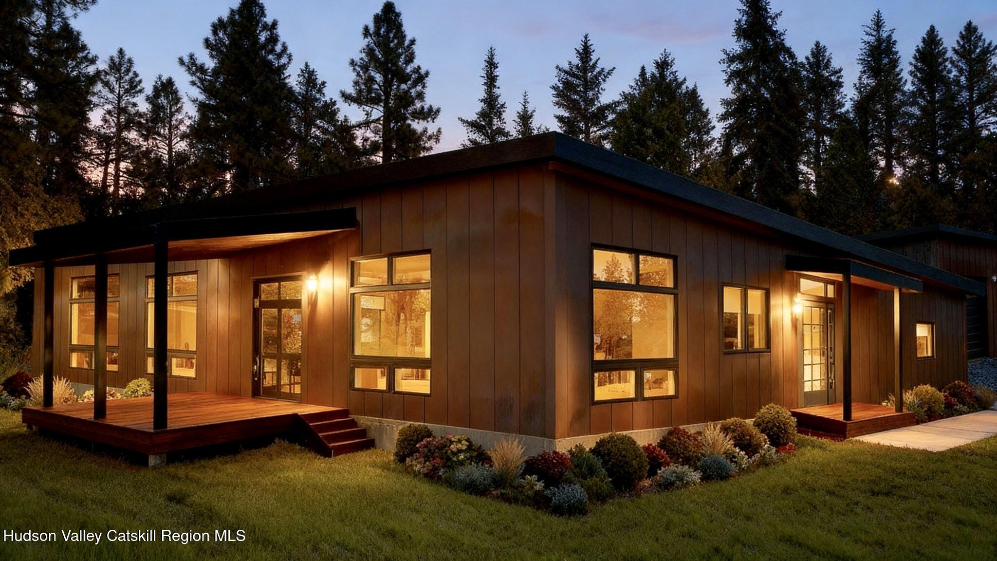 420 Wittenberg Road Mount Tremper, NY 12457 - Photo 16 of 24 a front view of a house with garden