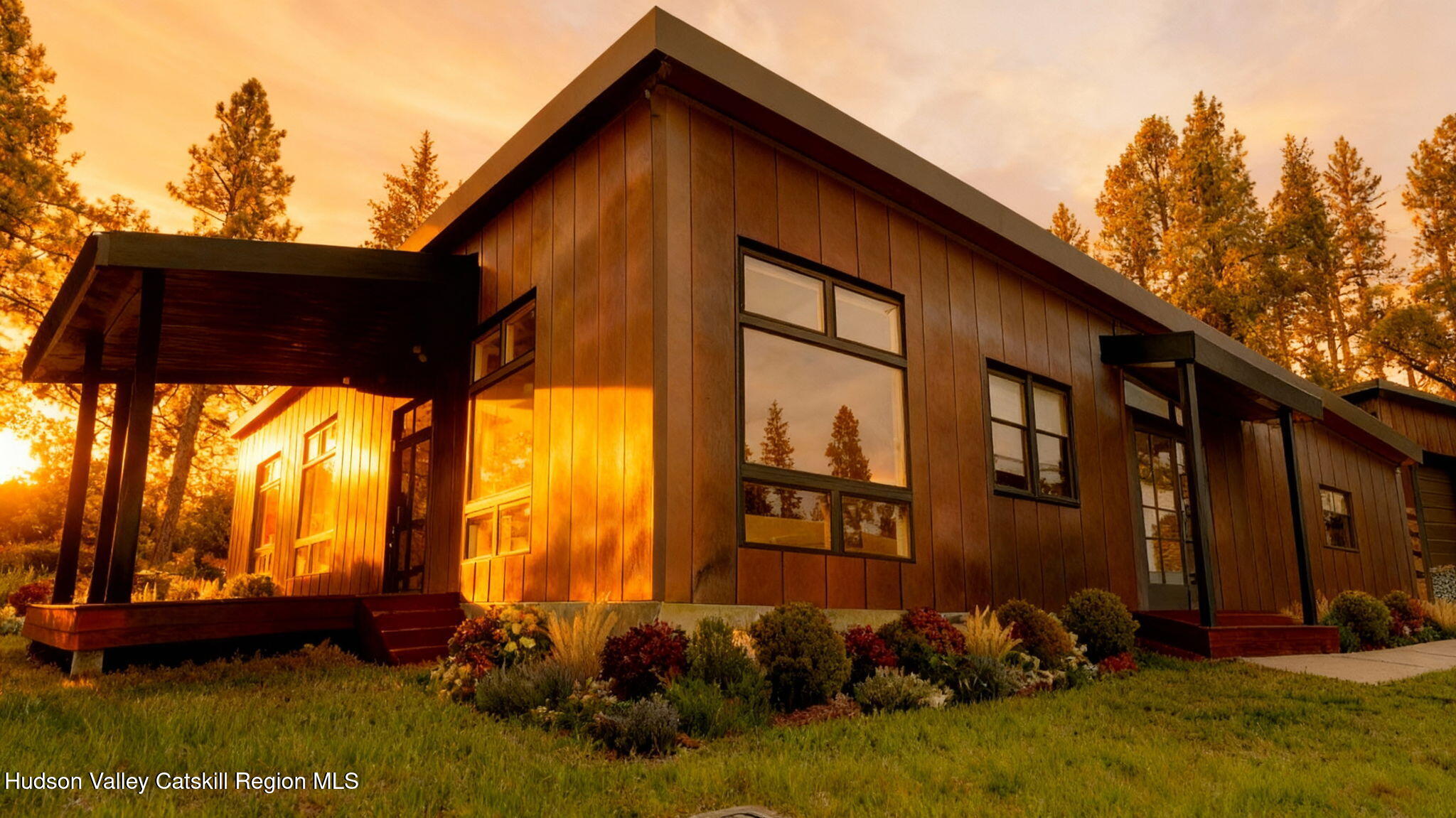 420 Wittenberg Road Mount Tremper, NY 12457 - Photo 17 of 24 a backyard of a house with lots of green space