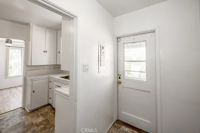 a room with storage and utility