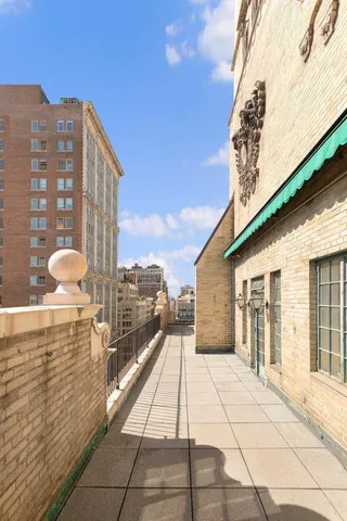 a view of a city with a city