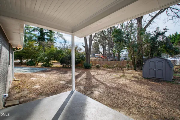 a house view with a outdoor space