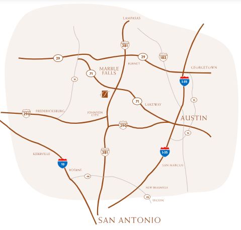 145 Red Hawk Drive Marble Falls, TX 78654 - Photo 4 of 30 a picture of a black and white photo of a house