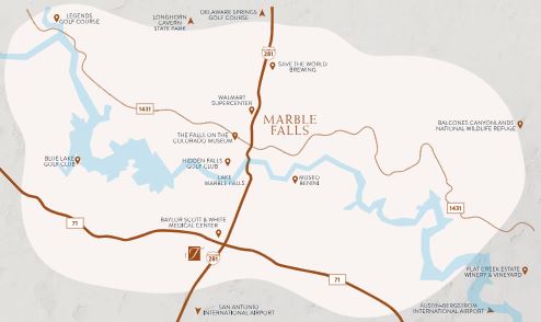 145 Red Hawk Drive Marble Falls, TX 78654 - Photo 5 of 30 a bathroom with a sink and a mirror