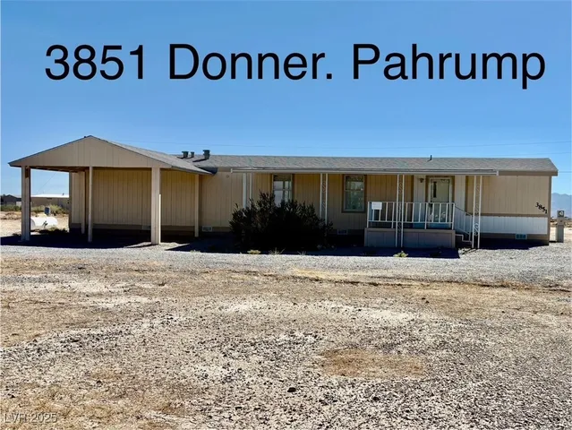 $205,000 | 3851 West Donner Street, Pahrump, NV 89048