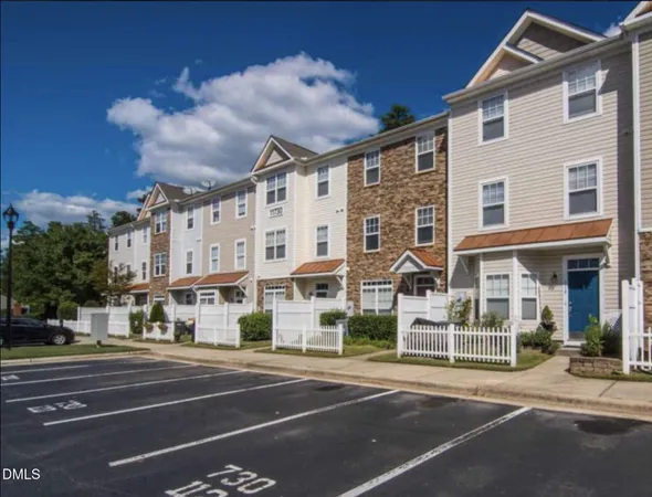 a view of a building with a street